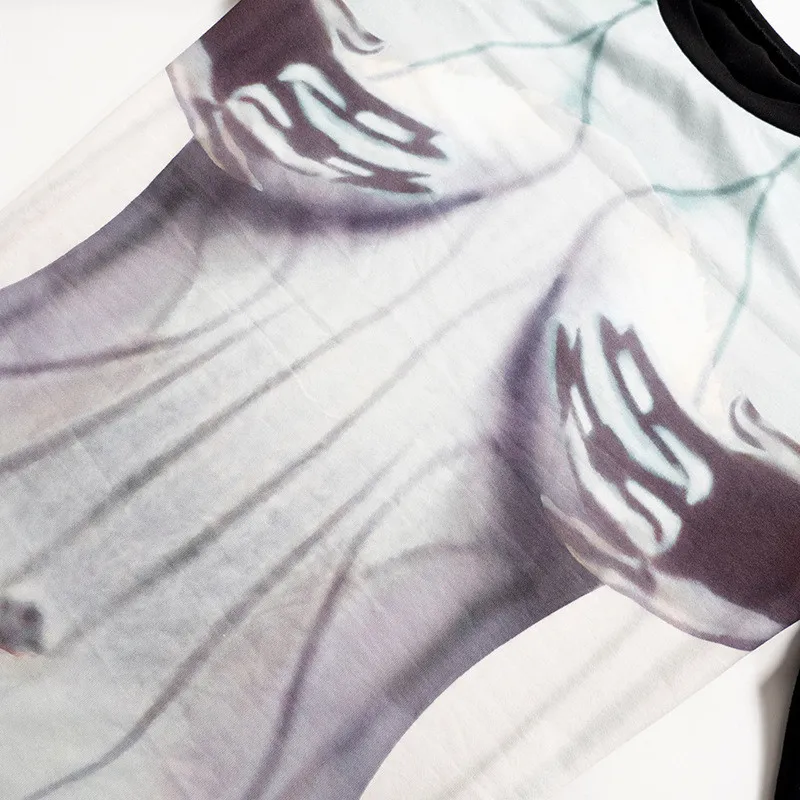 Women's Autumn Fashion Casual Print Long Sleeve Slim Round Neck Short Dress 10 Women's Autumn Fashion Casual Print Long Sleeve Slim Round Neck Short Dress - Image 8