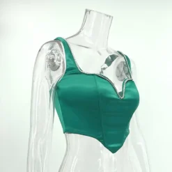 Summer Heart Sexy Beaded Women's Camisole Cropped Top -Women Fashion Shop db2e48f40270e0a8