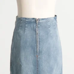 Women Blue Gradient High Waisted Bodycon Slit Skirt 24 Women Blue Gradient High Waisted Bodycon Slit Skirt -Women Fashion Shop db72ef5b02e2ec6f