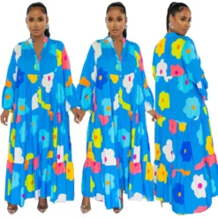 Women Floral Print Loose Long Dress 17 Women Floral Print Loose Long Dress -Women Fashion Shop dc8ea70f9e230ca1