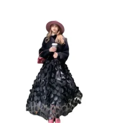 Women Retro Polka Dot Mesh Skirt -Women Fashion Shop dd62b87e41c85e9f