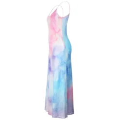 Women's Bohemian Strap Dress Digital Print Holidays Sexy Maxi Dress -Women Fashion Shop dda41f553b4d41d6
