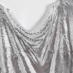 Women Irregular Sequin Vest Metal Chain Backless Top -Women Fashion Shop df0b5248a82705e5