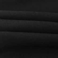 Chic Slim Contrast Color Ruffle Edge Long Sleeve A-Line Black Dress -Women Fashion Shop e02ecfc90f0aafff