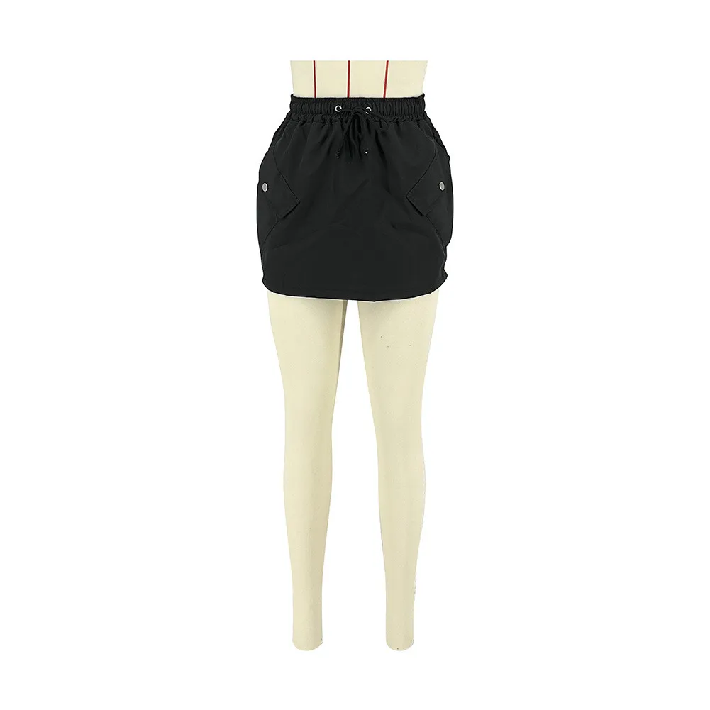 Women's Sports Casual Pocket Solid Cargo Skirt 14 Women's Sports Casual Pocket Solid Cargo Skirt - Image 12