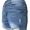 High Stretch Bamboo Ripped Women's Denim Short -Women Fashion Shop e1a97469e8324a19
