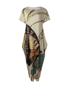 Women's Summer Positioning Print Long Shirt Dress -Women Fashion Shop e226a50c3e46ba40