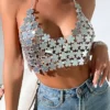Women's Strap Floral Vest Sexy Crop Top Short Camisole -Women Fashion Shop e4441b70f13f8537