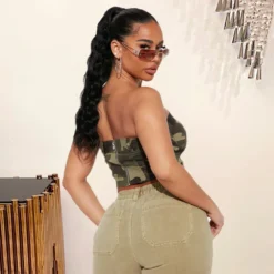 Summer Style Trend Low Back Irregular Camouflage Vest Top -Women Fashion Shop e519617b83ece76e