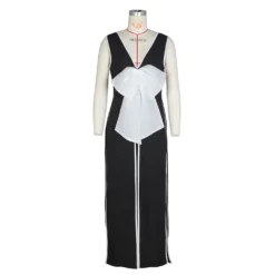 Women Sexy V Neck Big Bow Slit Dress 18 Women Sexy V Neck Big Bow Slit Dress -Women Fashion Shop e6e4f5dc3041bcee