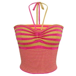 Women Strapless Striped Tank Top -Women Fashion Shop ebb0eb03b4ca671c