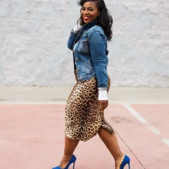 Women Casual Leopard Print Skirt -Women Fashion Shop ec241e30eb71960e