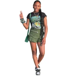 Women's Summer Irregular Multi Pocket Cargo Shorts Loose Zipper Denim Pants -Women Fashion Shop ecb07cfe40f3f2a1