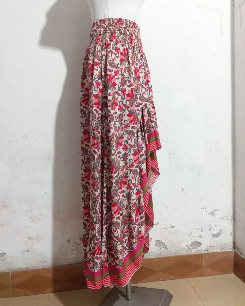 Women Printed Irregular Skirt 19 Women Printed Irregular Skirt - Image 17