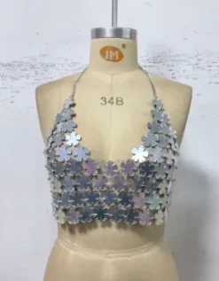 Women's Strap Floral Vest Sexy Crop Top Short Camisole -Women Fashion Shop f18f36f3d9559cc9