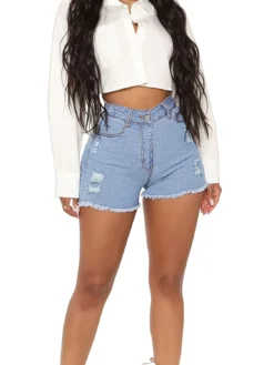Womens Clothing Trend Ripped Women'S Denim Shorts 17 Womens Clothing Trend Ripped Women'S Denim Shorts -Women Fashion Shop f19c1f847d4e072e