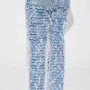 Women Raw Edge Fringe Stretch Denim Pants -Women Fashion Shop f35d4a38ff651a94