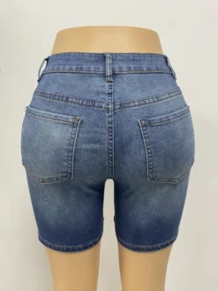 Summer Retro Slim Fit Women's Denim Shorts 17 Summer Retro Slim Fit Women's Denim Shorts -Women Fashion Shop fbfe36bee7177365