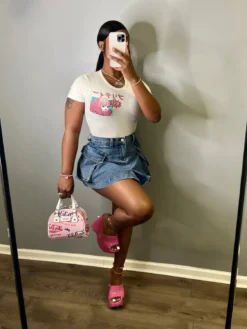 Sexy Fit Denim Mini Club Skirt -Women Fashion Shop fd63d2eaea33707d